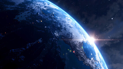 Obraz premium planet earth in space