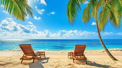 夏の綺麗な海の景色
