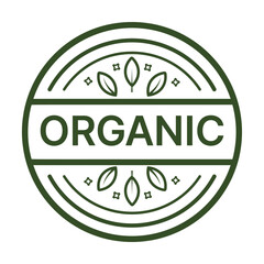 Vector Icon Representing Organic Skincare and Cosmetic Products With Natural Elements