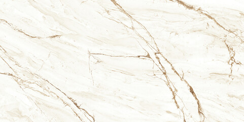 White marble surface glossy for digital use, golden calacatta marble texture of a natural white and grey stone texture