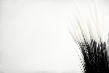Fototapeta premium Abstract monochrome brush strokes