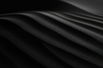 Obraz premium Dark textured background, wavy lines. Ideal for websites, design projects needing a sleek, moody aesthetic.