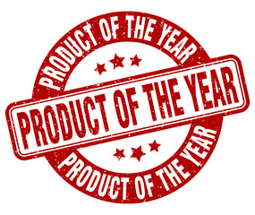 product of the year stamp. product of the year label. round grunge sign
