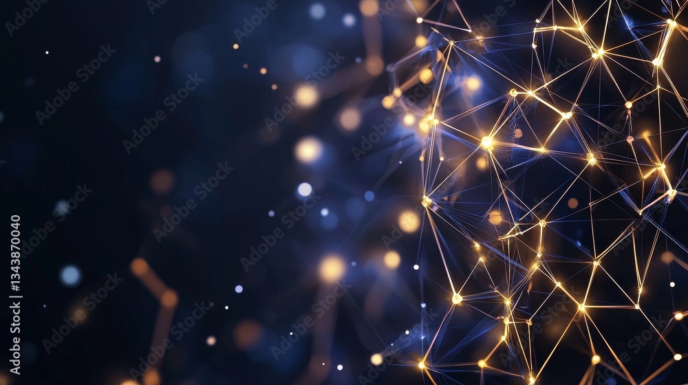 Poster the concept of data network and connection technology is depicted with a high-speed, futuristic back