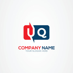 Fototapeta premium UQ Creative Modern Letters Logo Design Element
