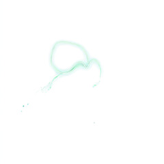 Obraz premium Abstract Neon Liquid Paint Splash - Futuristic Glow PNG