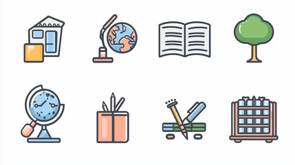 Educational Icons Set (1)