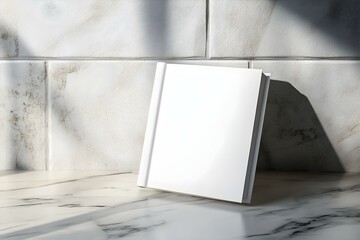Book Mockup with Stunning Wall Background