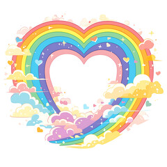 love and heart symbol of illustrator for use valentine or advertising. Generative AI Illustration