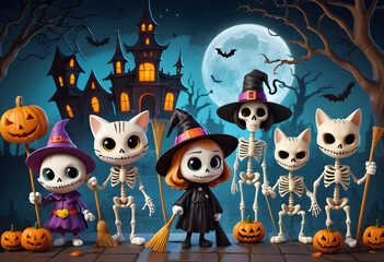 Spooky Cute: Halloween Night Adventure