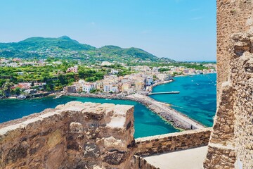 View of Ischia, from Aragonese Castel