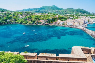 View of Ischia, from Aragonese Castel