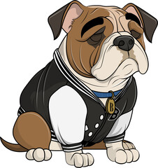 Bulldog in Costume