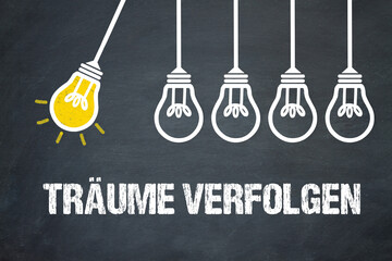 Fototapeta premium Träume verfolgen 