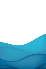 abstract blue wave background