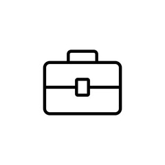 Briefcase icon logo design. suitcase sign and symbol. luggage symbol.