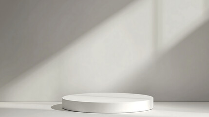 white tone color background with small podium, 화이트, 단상, 포디움 12