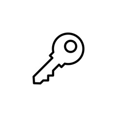Key icon logo design. Key sign and symbol.