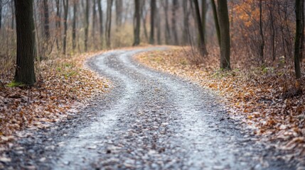 Obraz premium Two diverging forest paths: one overgrown, the other well-kept, symbolizing choices between tradition and progress.