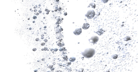 Abstract image of air bubbles rising in water. Perfect for backgrounds or textures.