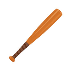baseball bat icon flat design
