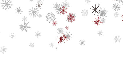 Abstract Winter Snowflakes Design