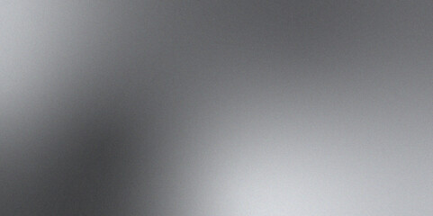 Abstract Background of Black and White Grainy Gradient, Poster header cover backdrop design, Dark grainy banner background white teal black color gradient, shine bright light and glow template.