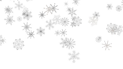 Falling Snowflakes Winter Background