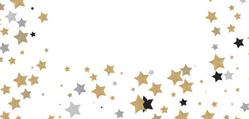 Golden Stardust Cascades in Mesmerizing 3D Rain Illustration