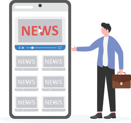 Business people communication stock illustration

