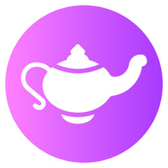 magic lamp gradient icon