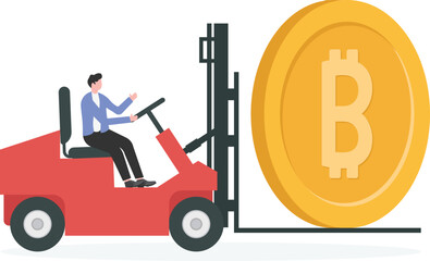 Making money online concept

