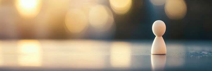 Abstract business concept symbolizing simplicity and clarity in modern strategy