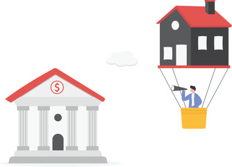 House Shape Hot Air Balloon

