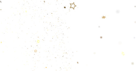 Abstract Golden  Confetti Pattern