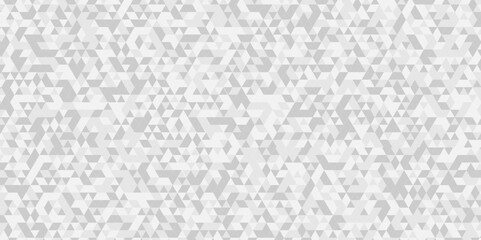 Vector gray polygon Mosaic triangle overlap texture background. white and gray overlapping cube square low polygon texture wallpaper. abstract surface creative diamond pattern corporate.