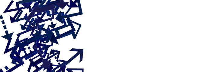 Abstract Blue Arrow Shapes Background