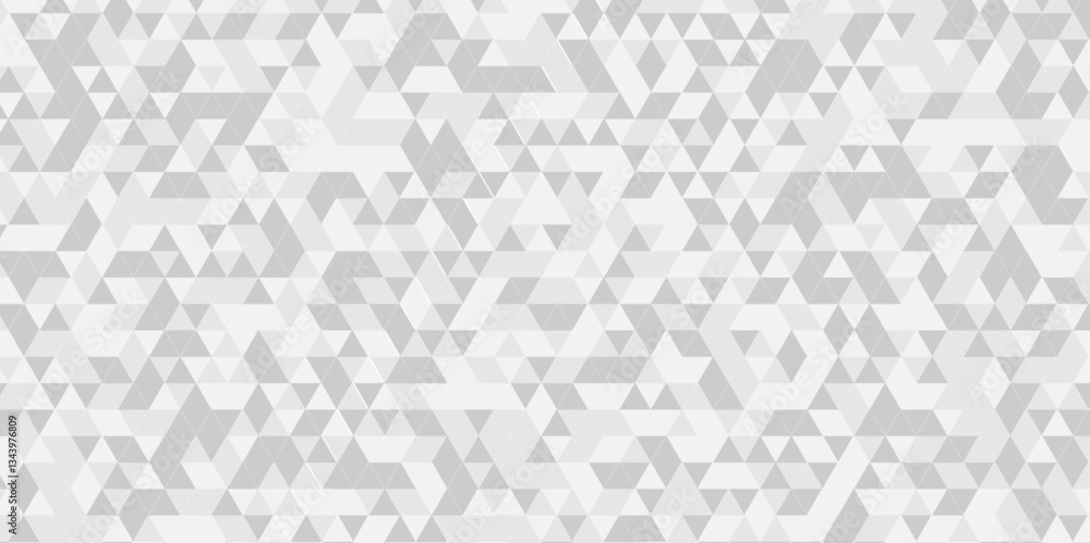 Poster vector gray polygon mosaic triangle overlap texture background. white and gray overlapping cube squa