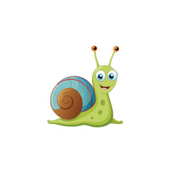 funny snail cartoon