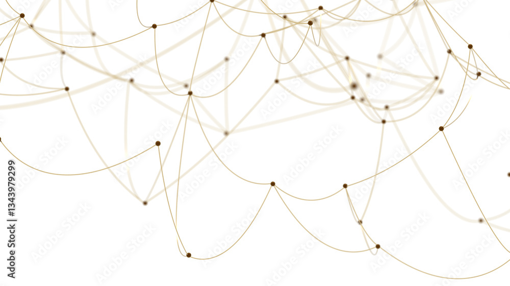 Poster abstract network connection background