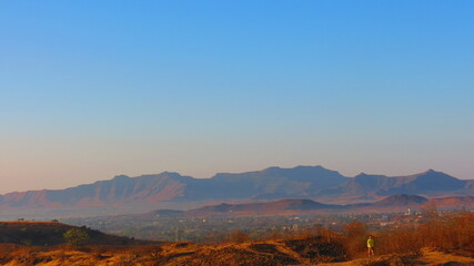 autumn landscape in the mountains