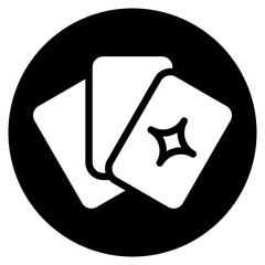magic cards glyph icon