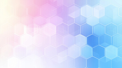 Obraz premium Geometric Hexagonal Pattern with Gradient Lighting, Clean Modern Design