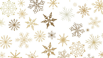 Snowflakes and bokeh lights on the blue Merry Christmas background. 3D render