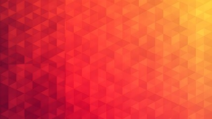 Fototapeta premium Geometric Triangle Tessellation in Warm Gradient