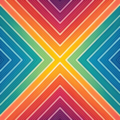 Obraz premium Dynamic Abstract Color Lines with Smooth Gradient Effects
