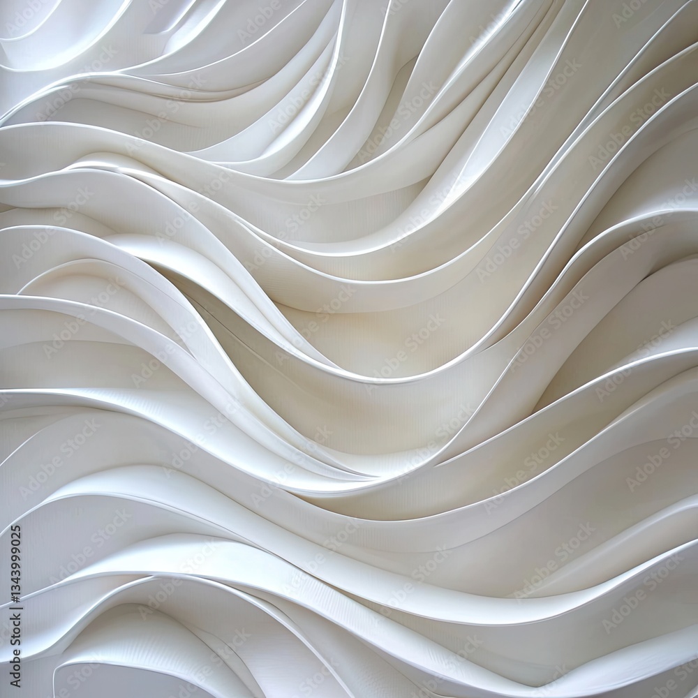 Aufkleber abstract white waves texture on background for modern design and artistic projects