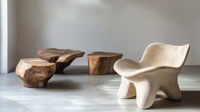 Versatile pieces work well in minimalist homes.
