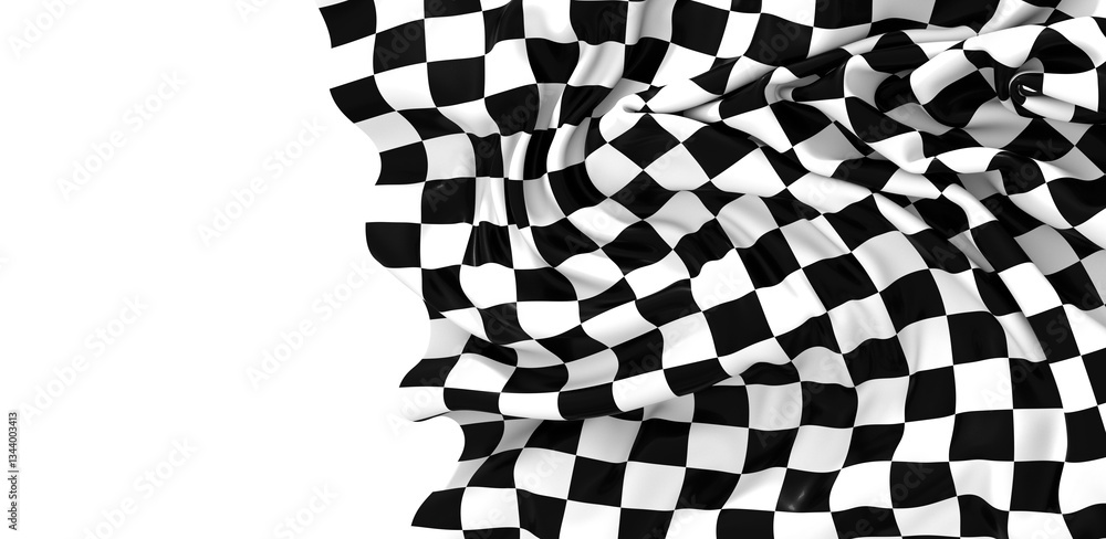 Poster auto sport grid flag background