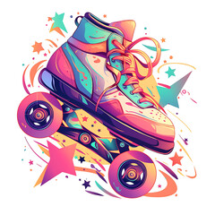 Sports equipment and sports playing images illustrator cartoon doodle